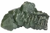 Green, Hedenbergite Included Quartz - Mongolia #163981-2